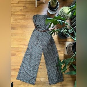 Paisley Wide-Leg Jumpsuit